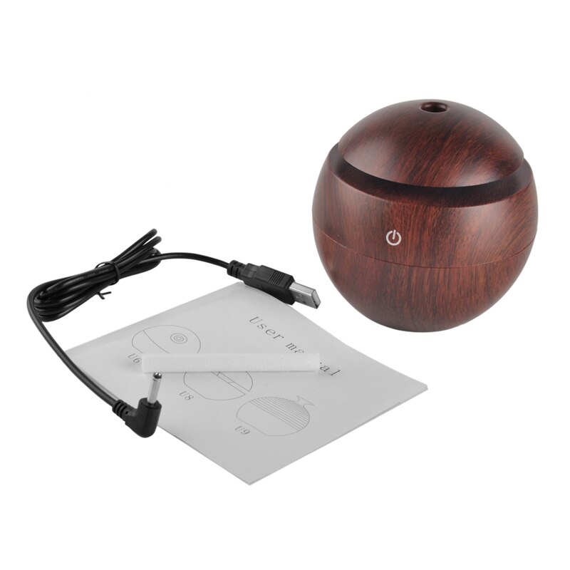 ̴      ׷ Ʒθ ׶   ǻ Ʒθ Ȱ MakerUSB  ̺/Mini Ultrasonic Air Humidifier Purifier Wood Grain Aromatherapy Essential Oil